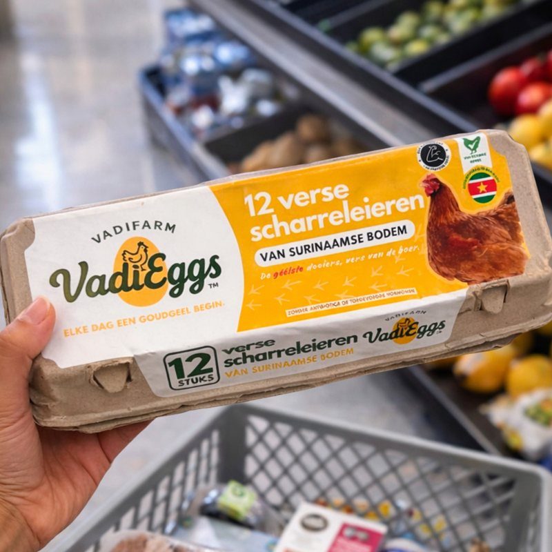 VadiEggs doosje met 12 verse scharreleieren